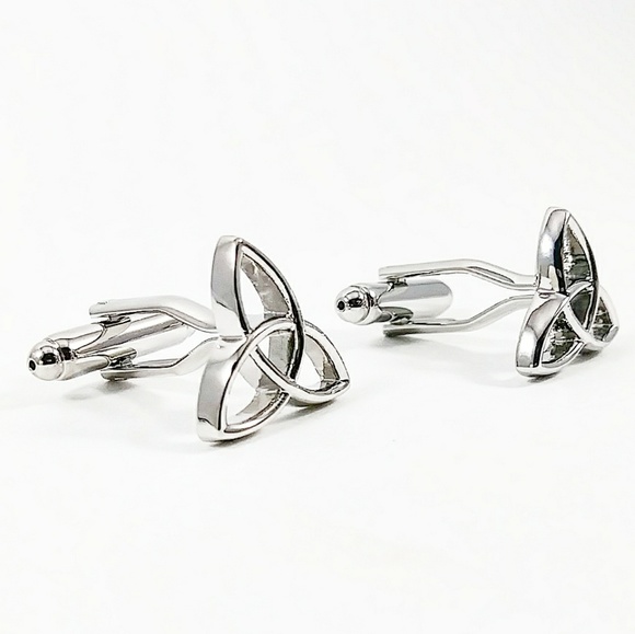 Men's Celtic Knot Cuff Links - Picture 3 of 4